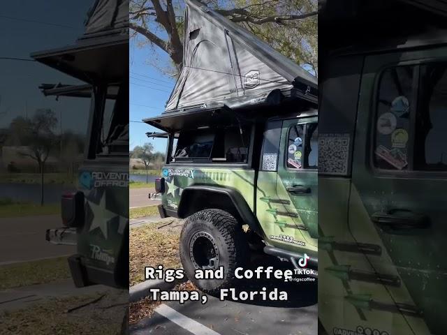 #rigsandcoffee #overland #rackattack #tampaflorida #4x4 #truckmeet #carmeet #rigs #overland4life