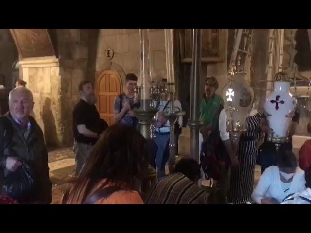 The Stone of Anointing @Holy Sepulchre