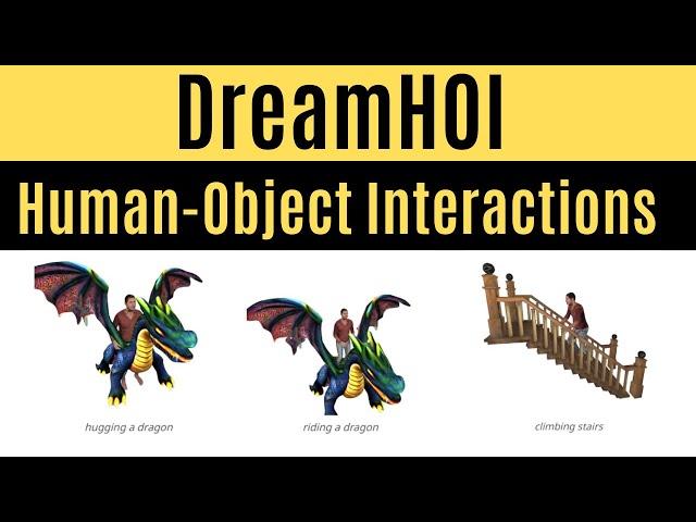 DreamHOI - Human-Object Interactions With AI