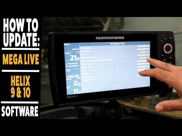 How To: Update Software for Humminbird Mega Live and Helix 9 & 10 MSI G4N