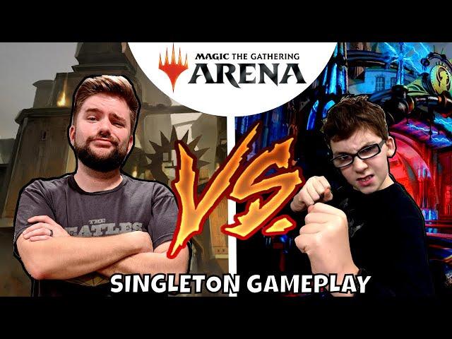 MTG Arena Singleton - MTG Youngmage vs Jake and Joel!