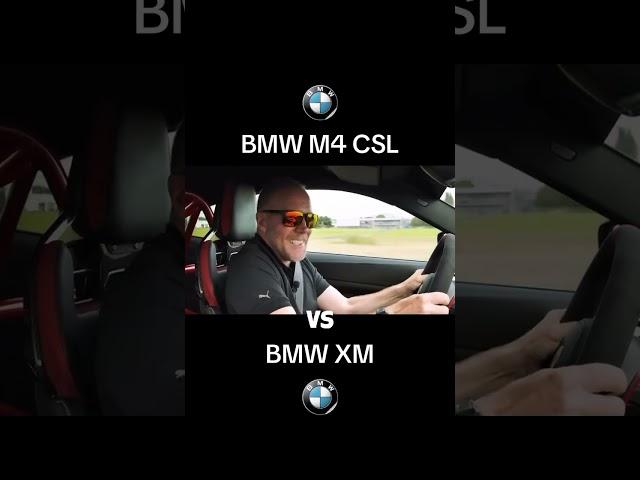 BMW M4 CSL VS BMW XM ~ #bmw #mperformance #mpower #csl #m4f82 #xm