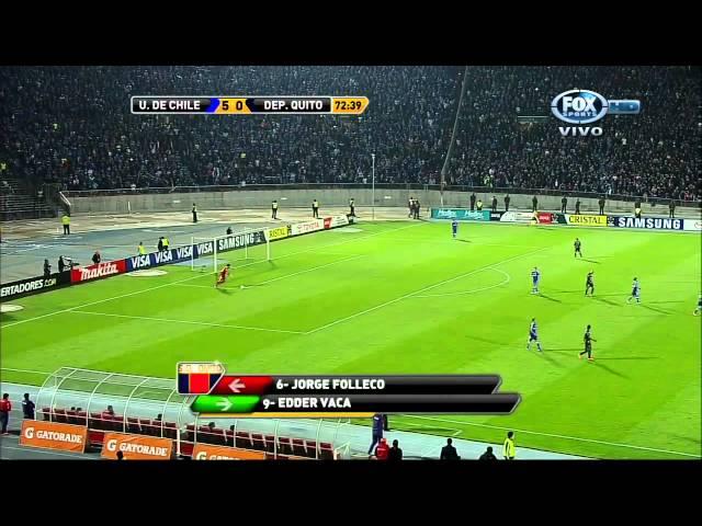 U de Chile vs Deportivo Quito HD Libertadores 2012 Partido Completo 2do Tiempo