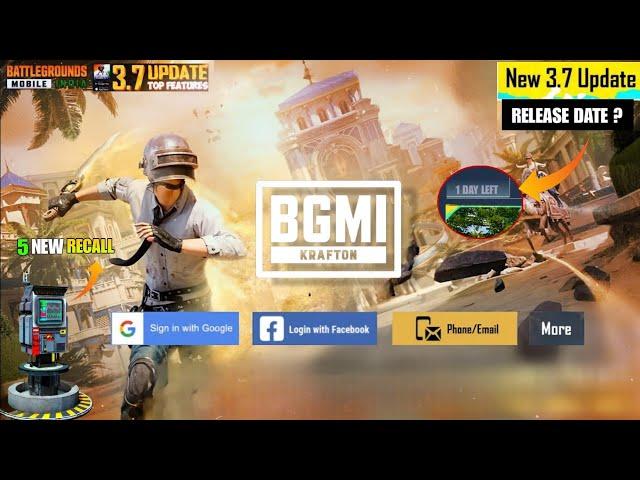 FINALLY  BGMI 3.7 UPDATE CONFIRM RELEASE DATE  | BGMI ME NEW UPDATE KAB AAYEGA ? |BGMI 3.7 FEATURES