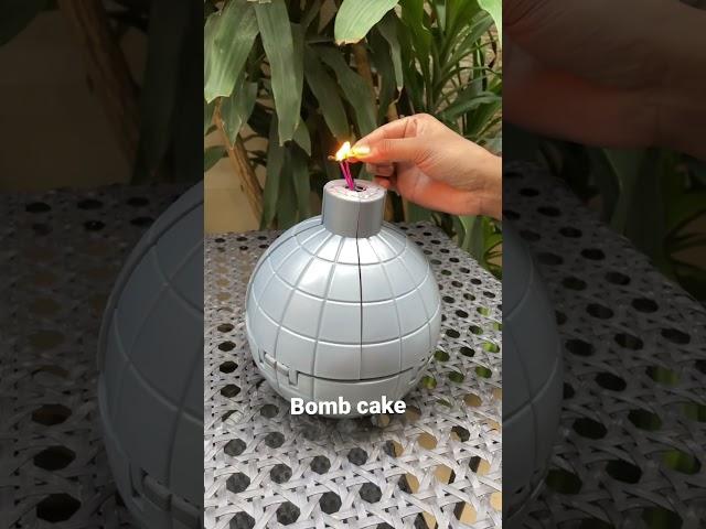 Bomb cake | Surprise cake | Fondant Cakes #shorts