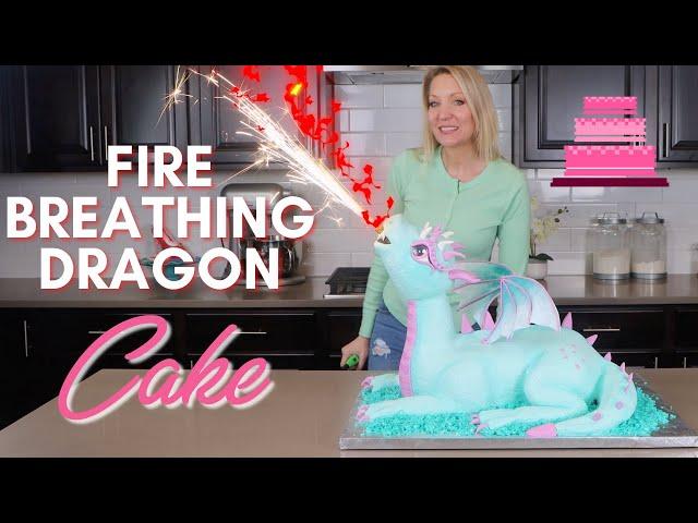 Fire Breathing Dragon Cake 