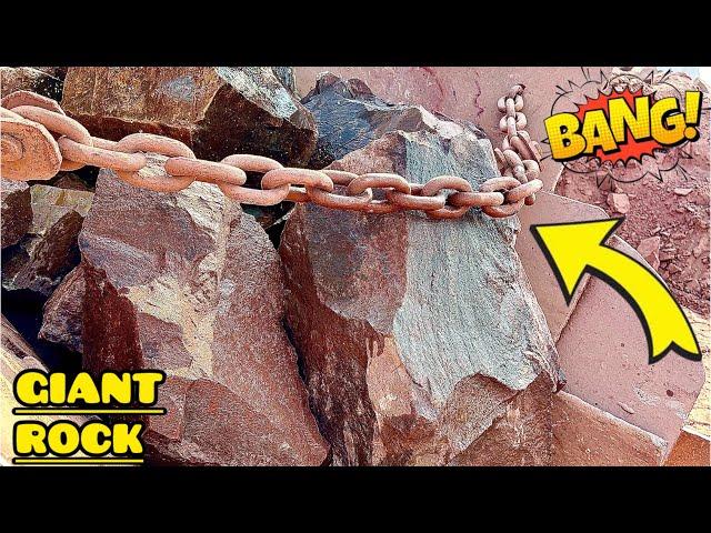 GIANT Sand Crushing ASMR How stone crusher works How to crush Rocks Jaw/Rock Crusher#asmr