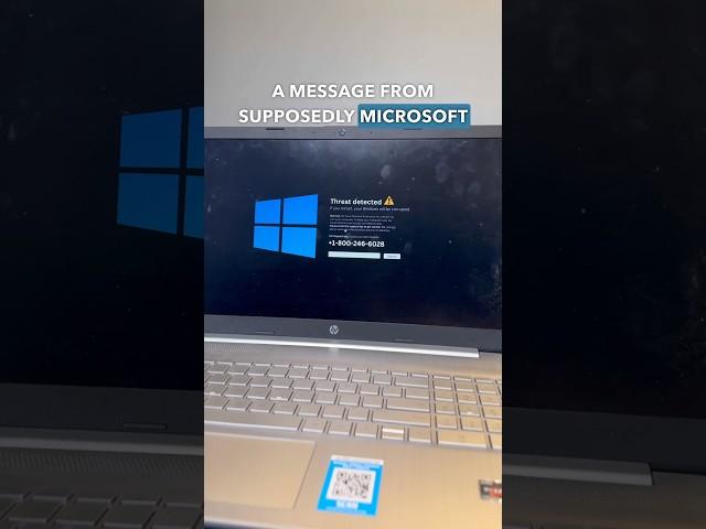 Microsoft SCAM!?! #pc #tech #pcrepair #computerrepair #laptoprepair