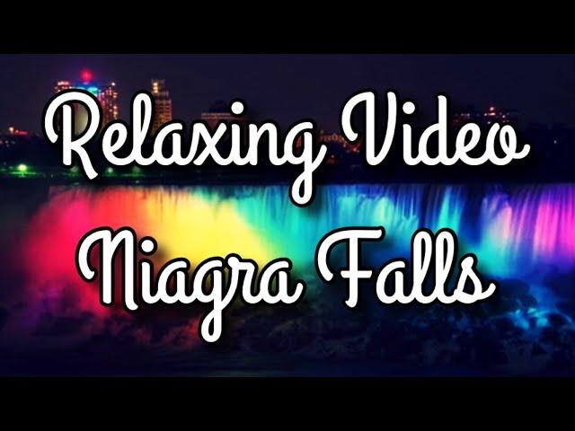 Relaxing Video | White noise | Niagara Falls