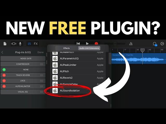 New SECRET plugin for GarageBand iOS