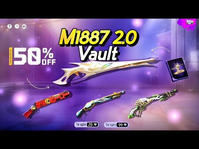 Legendary M1887 2.0  M1887 Skin Return | free fire new event | ff new event | new event