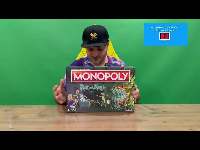 Ep 2437 - Limited Edition Rick And Morty 2016 Edition Monopoly Unboxing