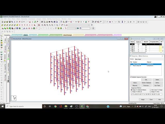 Staadpro  Practice Excercise 2 |  Analysis & design steel truss  | Civil | BK Engineering