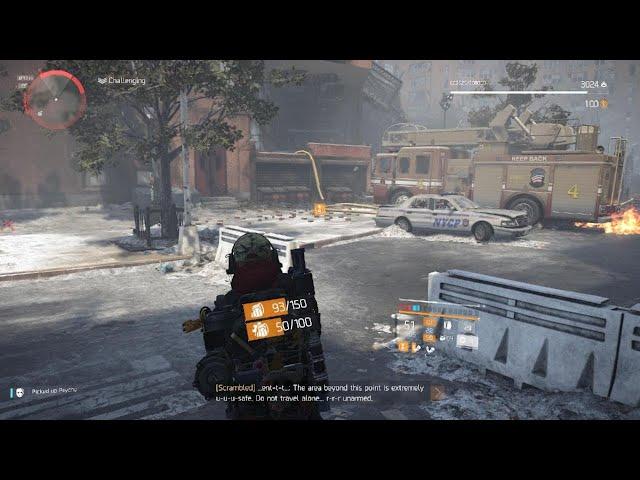 The Division 2 almost die with 2 hunters Mask and off white keys