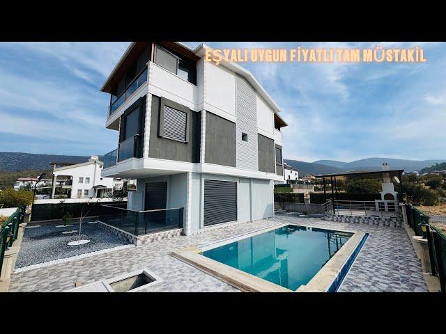 Didim Akbük'te Deniz Manzaralı 4+1 Havuzlu Eşyalı Tam Müstakil Villa#akbük #villa#satılık #emlak