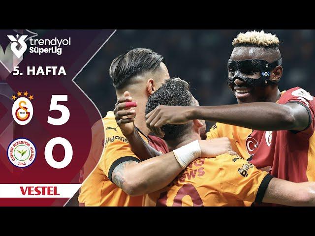 Vestel | Galatasaray (5-0) Çaykur Rizespor - Highlights/Özet | Trendyol Süper Lig - 2024/25