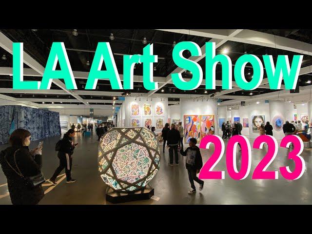 LA ART SHOW 2023 Walk Around POV 4K