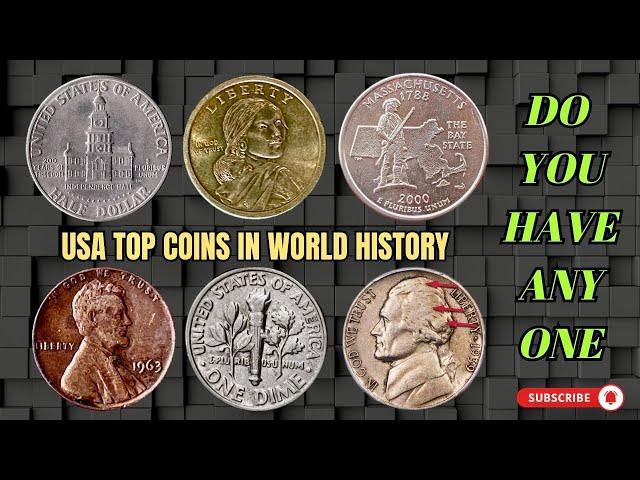 Most Valuable Top 6 Rare American Coins Worth Millions! Nickels Worth Money