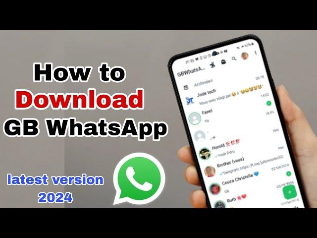 How to download GB WhatsApp apk latest version 2024