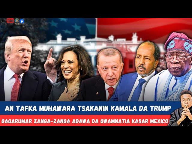 Muhawarar Trump da Kamala Haris/Zanga-Zanga a Mexico/Turkiyya zatayi gwajin rokoki a smolaiya/+