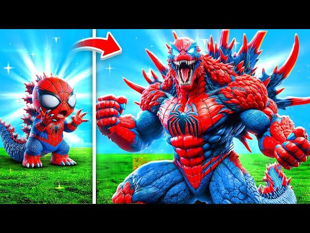 Upgrading Spiderman To GODZILLA SPIDERMAN In GTA 5!