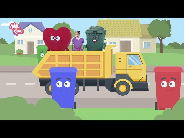 Sing Along with the Garbage Bin Song | Fun & Educational ️
