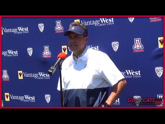 Arizona coach Jedd Fisch recaps Day 1 of training camp | GOAZCATS.com video