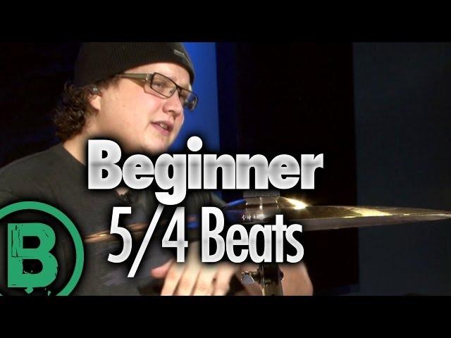 5/4 Drum Beats - Beginner Drum Lessons