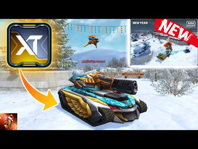 Tanki Online - NEW Hornet XT HD skin & New Year remastered map Review!