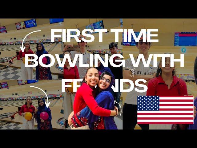 My First Bowling  Adventure with Exchange Students in America! | Exchange Year || Durjan Hafeez