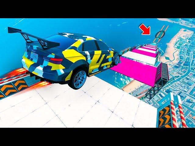 The ULTIMATE GTA 5 Mega Ramp Challenge !