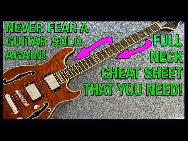 1 HOUR FREE Guitar Soloing Lesson: How ONE Diagram Can Rule It ALL!