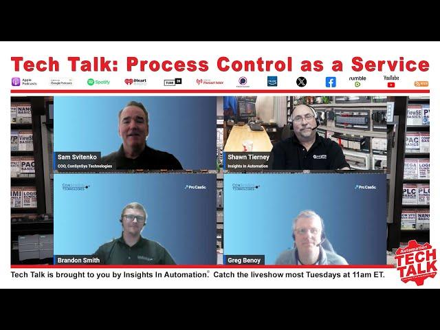 Tech Talk Live! Process Control as a Service with ConSynSys Technologies