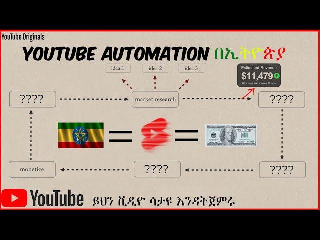 I Made Money Online From Home በኢትዮጵያ Using This YouTube Automation Trick!