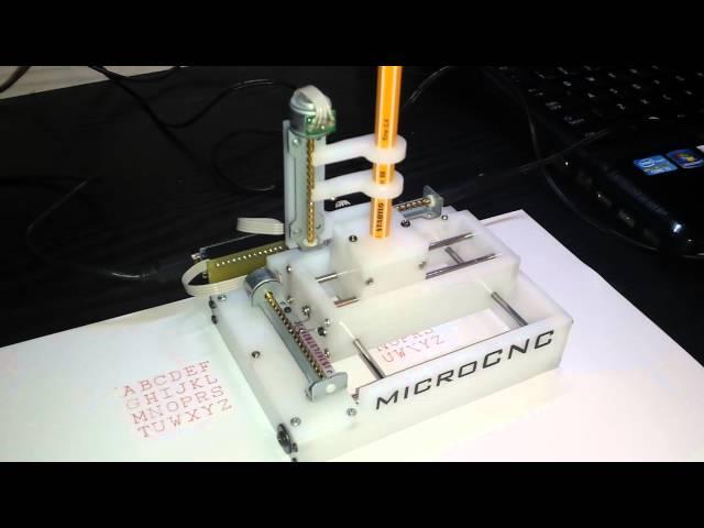 Micro Mini CNC Plotter - GRBL & Arduino controlled