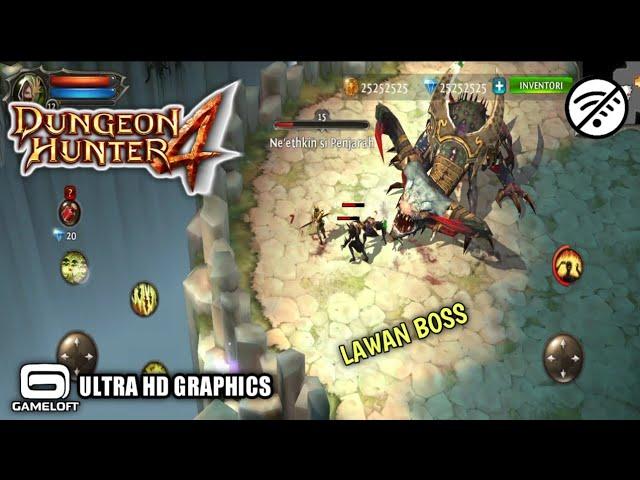 Dungeon Hunter 4 v1.9.0 MOD Android Gameplay 60 FPS | Offline RPG Game