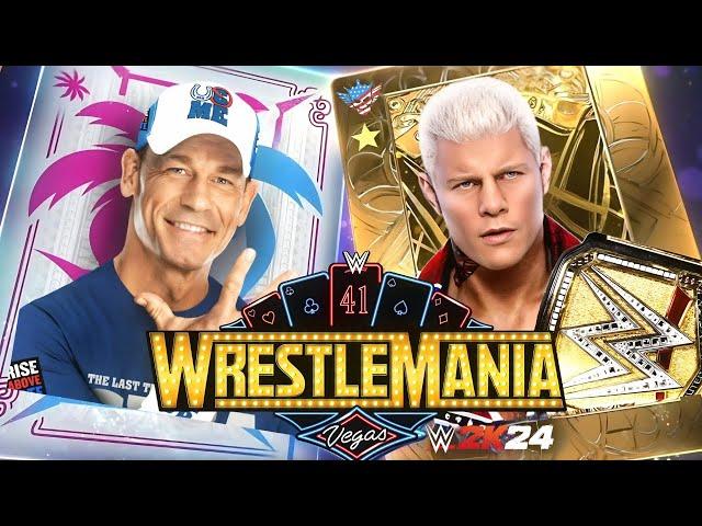 WWE 2K24 LIVE Stream - Heel John Cena Vs Cody Rhodes WWE 2K24