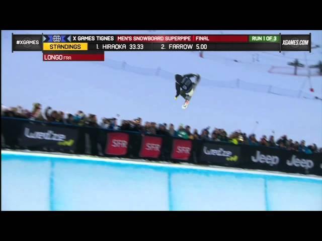 X Games Tignes: Arthur Longo takes silver in Men's Snowboard SuperPipe