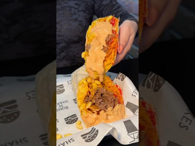 The “DxB SMASH BURGER BURRITO” from Buns n Shakes in New Brunswick, NJ!  #DEVOURPOWER