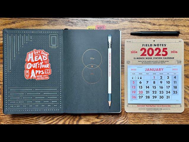 A Simple, Minimalist Bullet Journal Setup for 2025