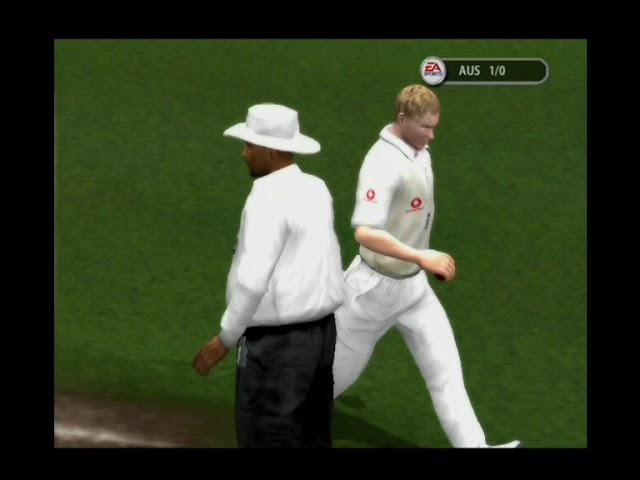 Cricket 2005 PS2 Short Gameplay