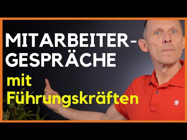 Mitarbeitergespräche mit Führungskräften führen - 5 Tipps bei der Führung von Führungskräften