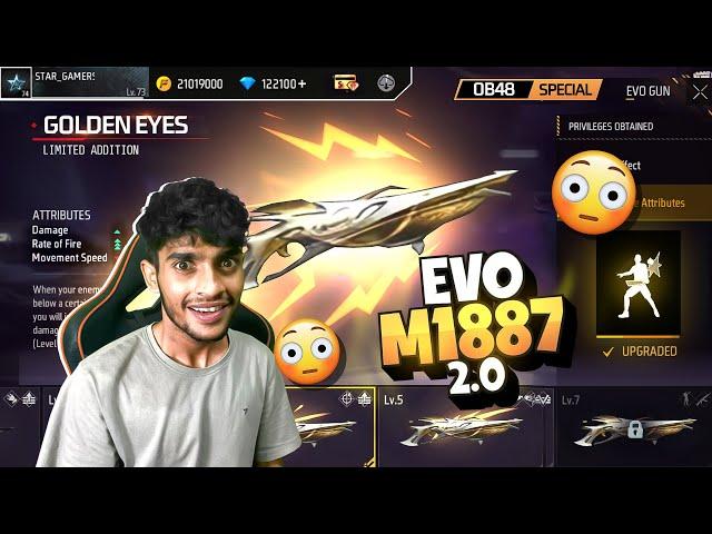 EVO M1887 2.0 FIRST LOOK  Garena Free Fire