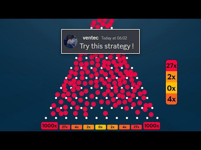 Fan SHOWED Me PLINKO STRATEGY on Stake