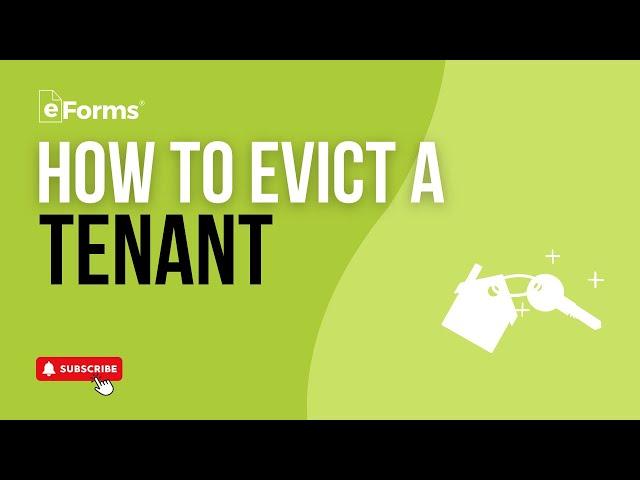 How to Evict a Tenant | Step-by-Step With Eviction Forms | 2022 UPDATED