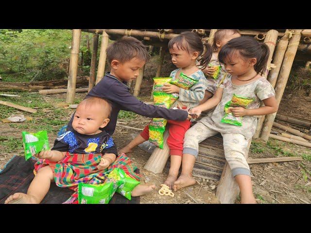 The orphan boy worked hard to find fruit to sell and help other orphans in difficult circumstances