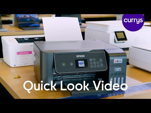 Epson EcoTank All-in-One Wireless Inkjet Printer - Quick Look