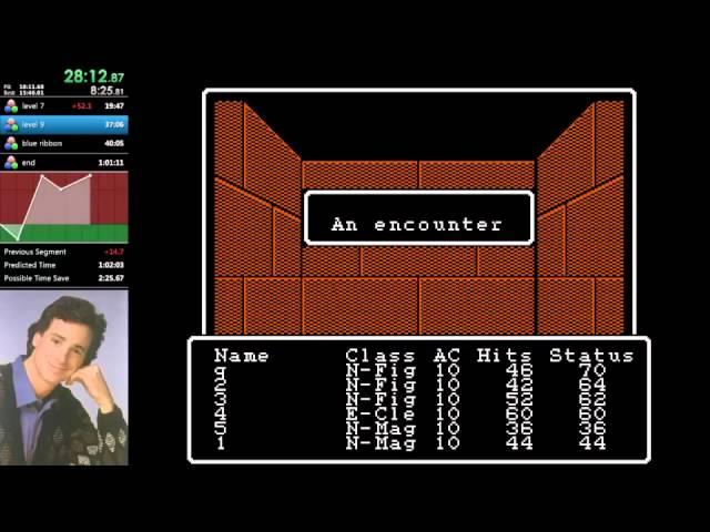 NES Wizardry: Proving Grounds of the Mad Overlord Speedrun in 54:11