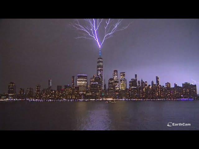 One World Trade Center Lightning Strike