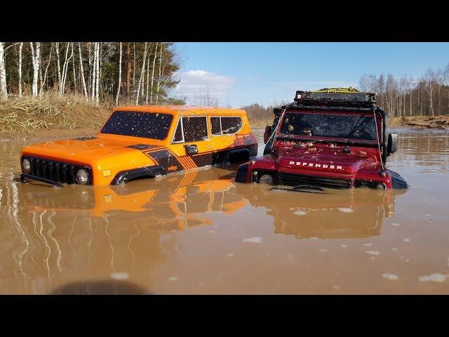 MUDDING, MUDDING, MUDDING ... МОЩНЫЙ гряземес на TRX4 и GEN8